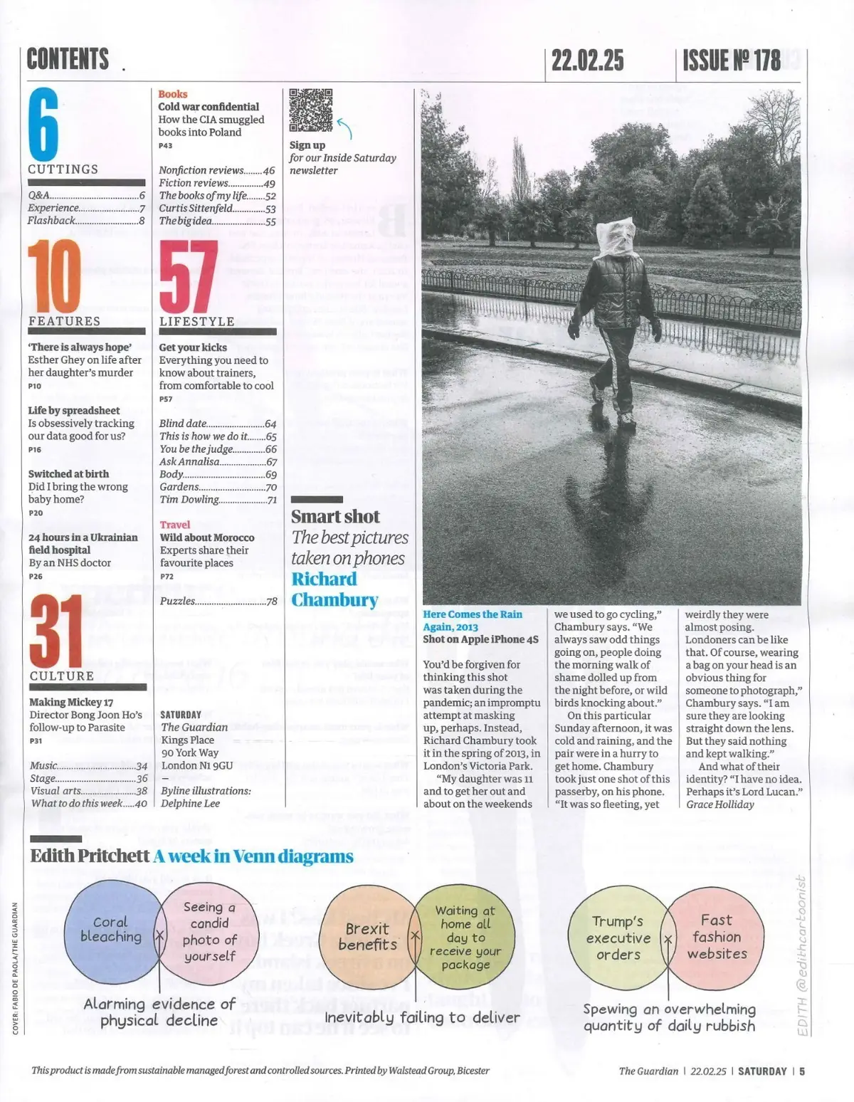 Guardian Saturday Magazine: Esther Ghey, Rosalind Eleazar, Bong Joon-ho, 22.2.25 - image 2 | Free standard UK delivery included | Discount Quality Products