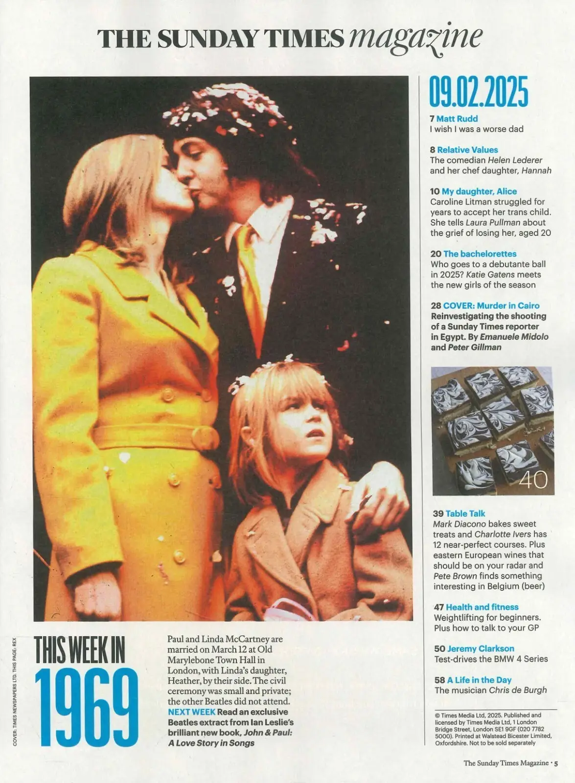 Sunday Times Magazine: David Holden, Helen Lederer, Jeremy Clarkson, 9.3.25 - image 2 | Free standard UK delivery included | Discount Quality Products