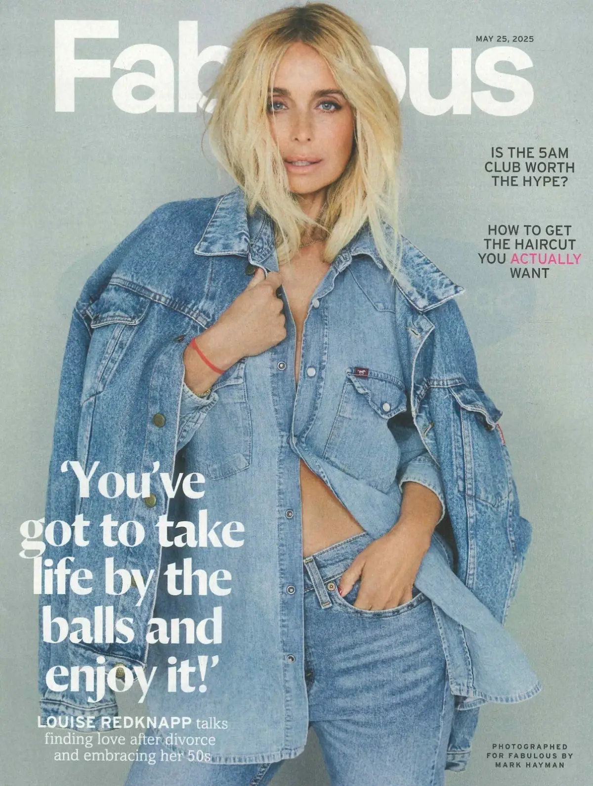 Fabulous Magazine: Louise Redknapp, Jeremy Vine, Taylor Ward, Fashion, 25.5.25