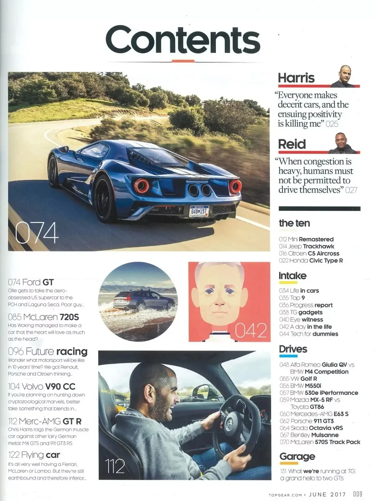 BBC Top Gear Magazine: Issue #296, Ford GT, McLaren 720S, AMG GT R, June 2017 - image 2 | Free standard UK delivery included | Discount Quality Products