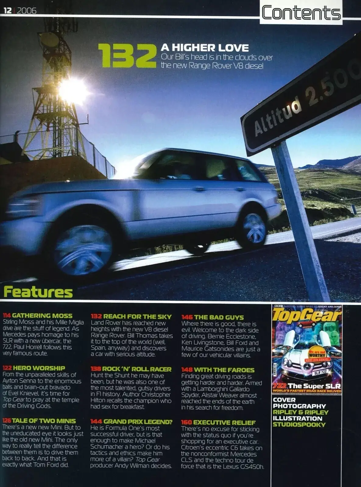 BBC Top Gear Magazine: Issue #159, Mercedes 722, Volvo S80 V8, Audi A3, Dec 2006 - image 2 | Free standard UK delivery included | Discount Quality Products