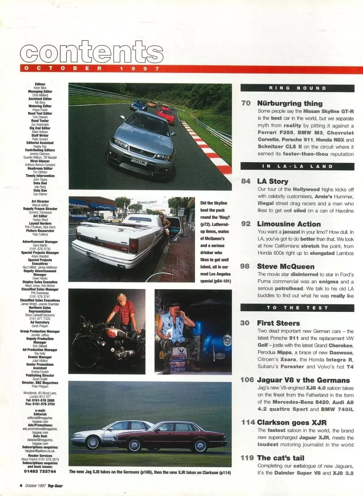 BBC Top Gear Magazine Issue #49, Porsche 911, Jaguar XJR, BMW M3, Cars, Oct 1997 - image 2 | Free standard UK delivery included | Discount Quality Products