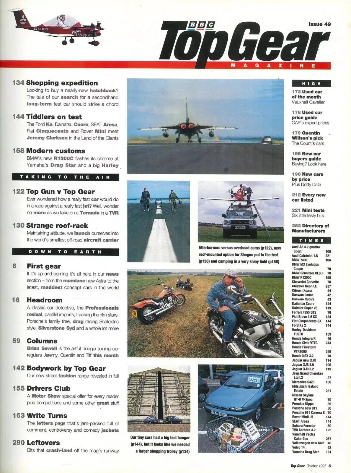 BBC Top Gear Magazine Issue #49, Porsche 911, Jaguar XJR, BMW M3, Cars, Oct 1997 - image 3 | Free standard UK delivery included | Discount Quality Products