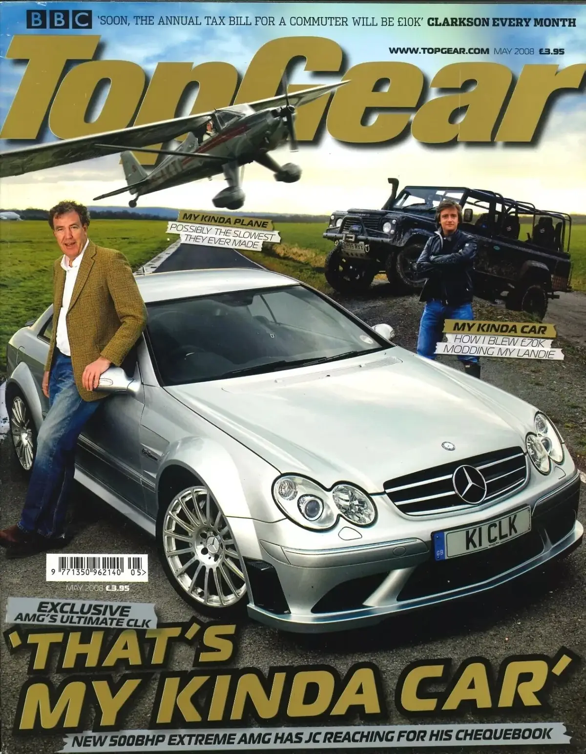 BBC Top Gear Magazine Issue #178, Audi A4, Jaguar XF, ALFA MI.TO, Cars, May 2008