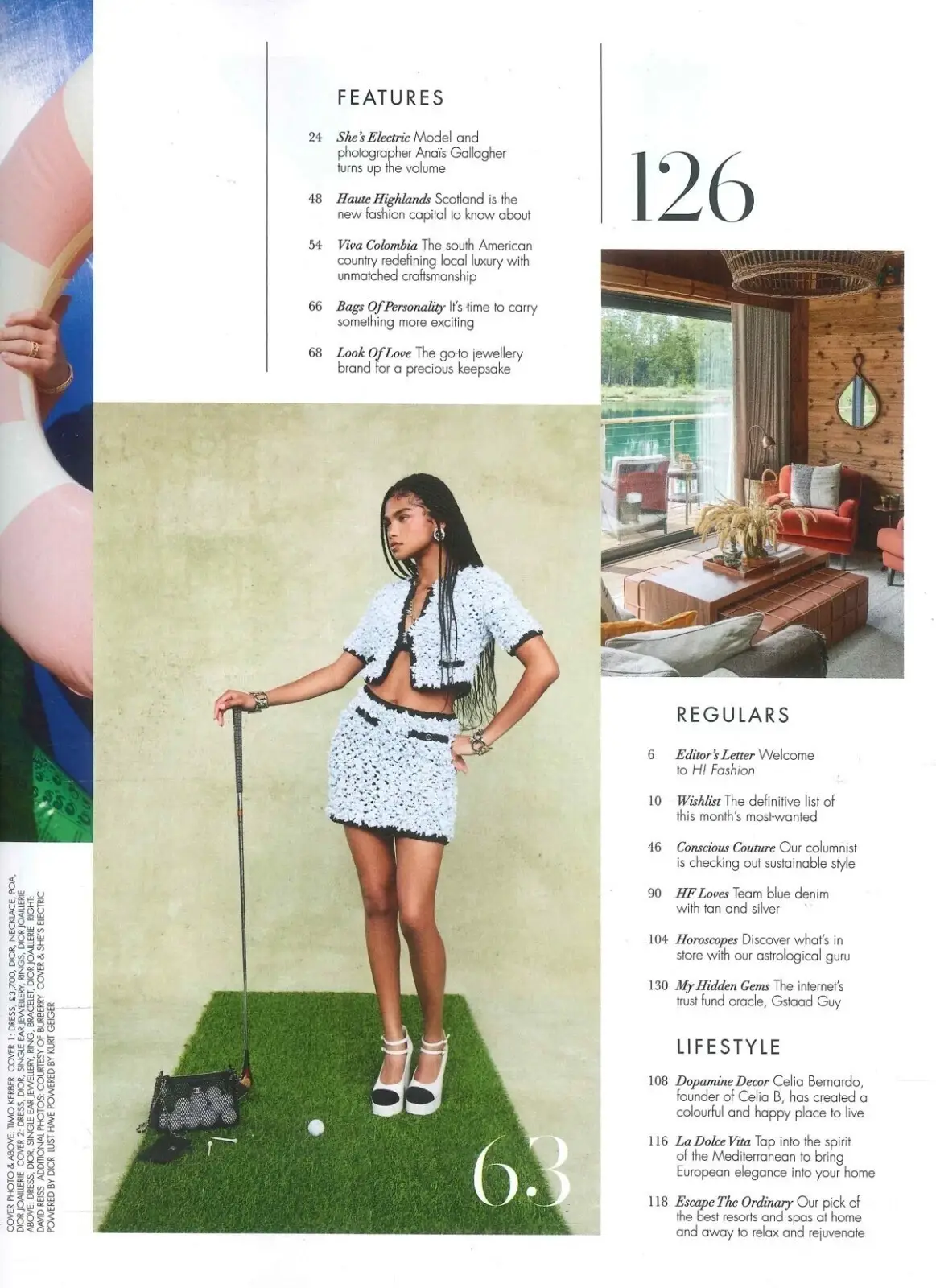 HELLO! Fashion Magazine: Cover #1, Anais Gallagher Oasis Legacy, June/July 2025 - image 3 | Free standard UK delivery included | Discount Quality Products