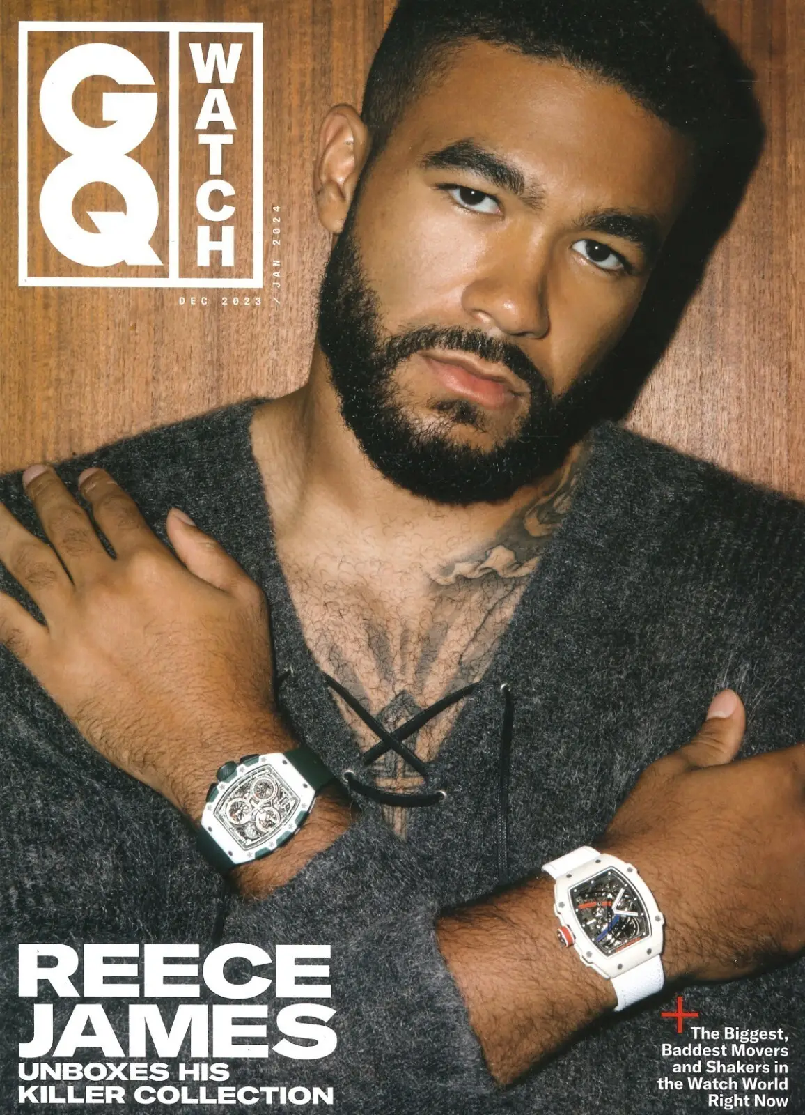 GQ Watch Magazine: Reece James, Jay-Z, Jonathan Bailey, Luxury, Dec/Jan 2024