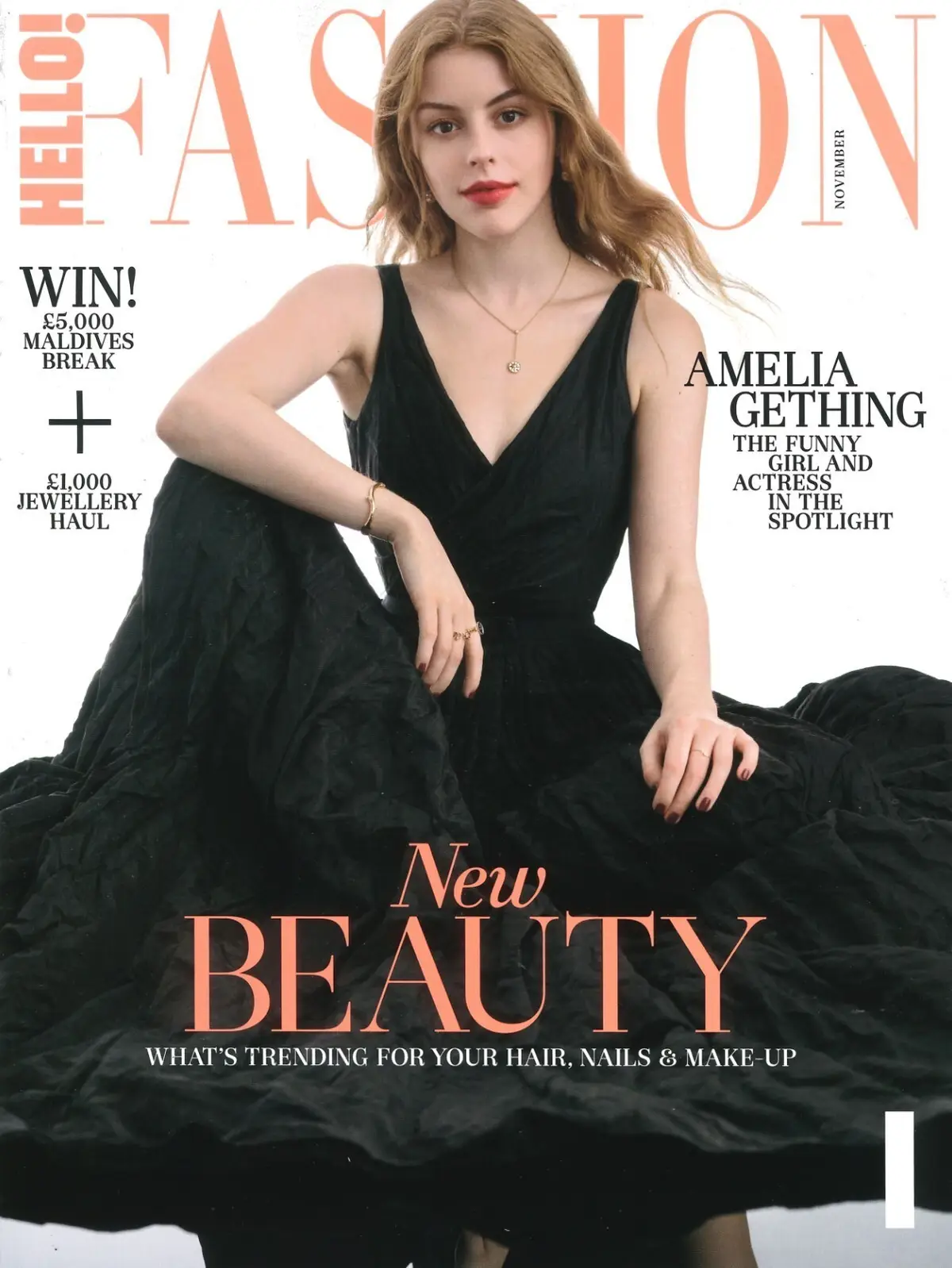 HELLO! Fashion Magazine: Amelia Gething, Victoria Beckham, Sophia Roe, Nov 2023