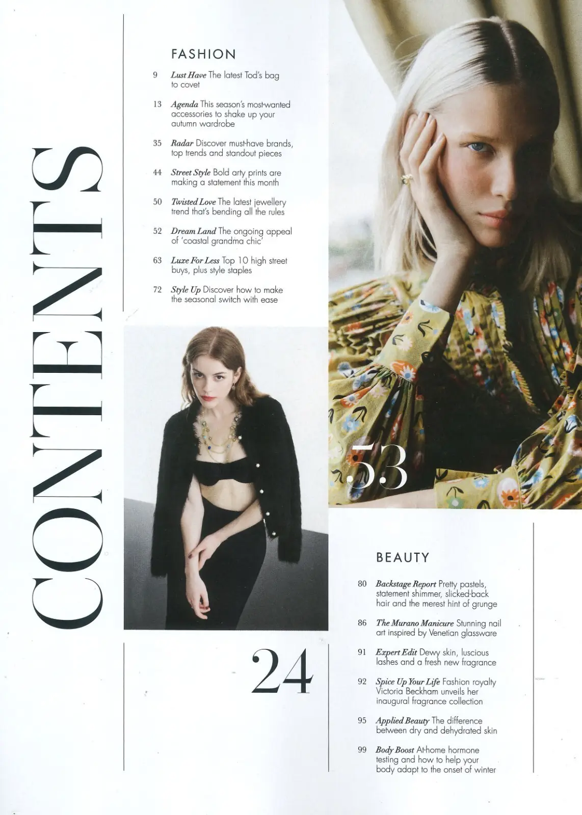HELLO! Fashion Magazine: Amelia Gething, Victoria Beckham, Sophia Roe, Nov 2023 - image 2 | Free standard UK delivery included | Discount Quality Products