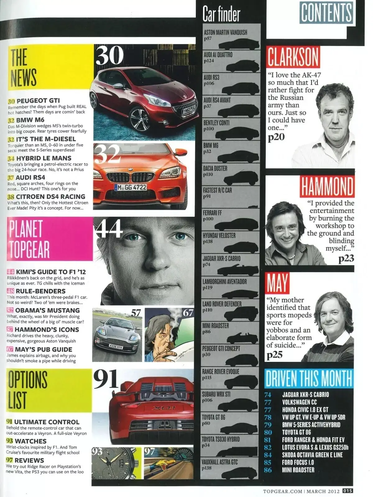BBC Top Gear Magazine, Issue #228, Lambo Aventador, Jaguar XKR-S, March 2012 - image 3 | Free standard UK delivery included | Discount Quality Products