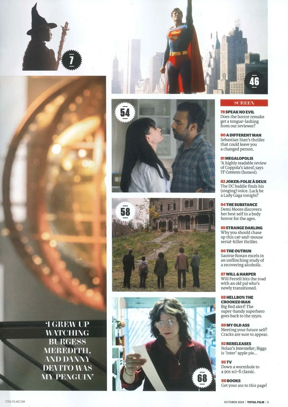 Total Film Magazine: Penguin, Batman Universe, Gladiator II, Wicked, Oct 2024 - image 3 | Free standard UK delivery included | Discount Quality Products