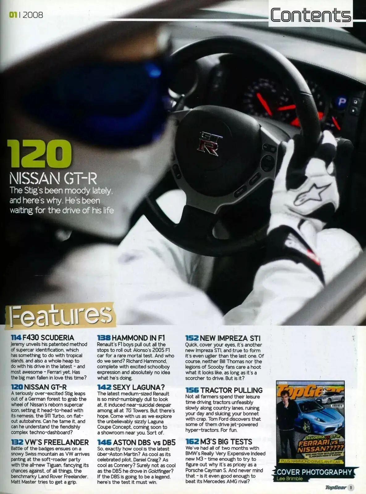 BBC Top Gear Magazine Issue #173, Jeremy Clarkson, Ferrari, Nissan, Jan 2008 - image 2 | Free standard UK delivery included | Discount Quality Products