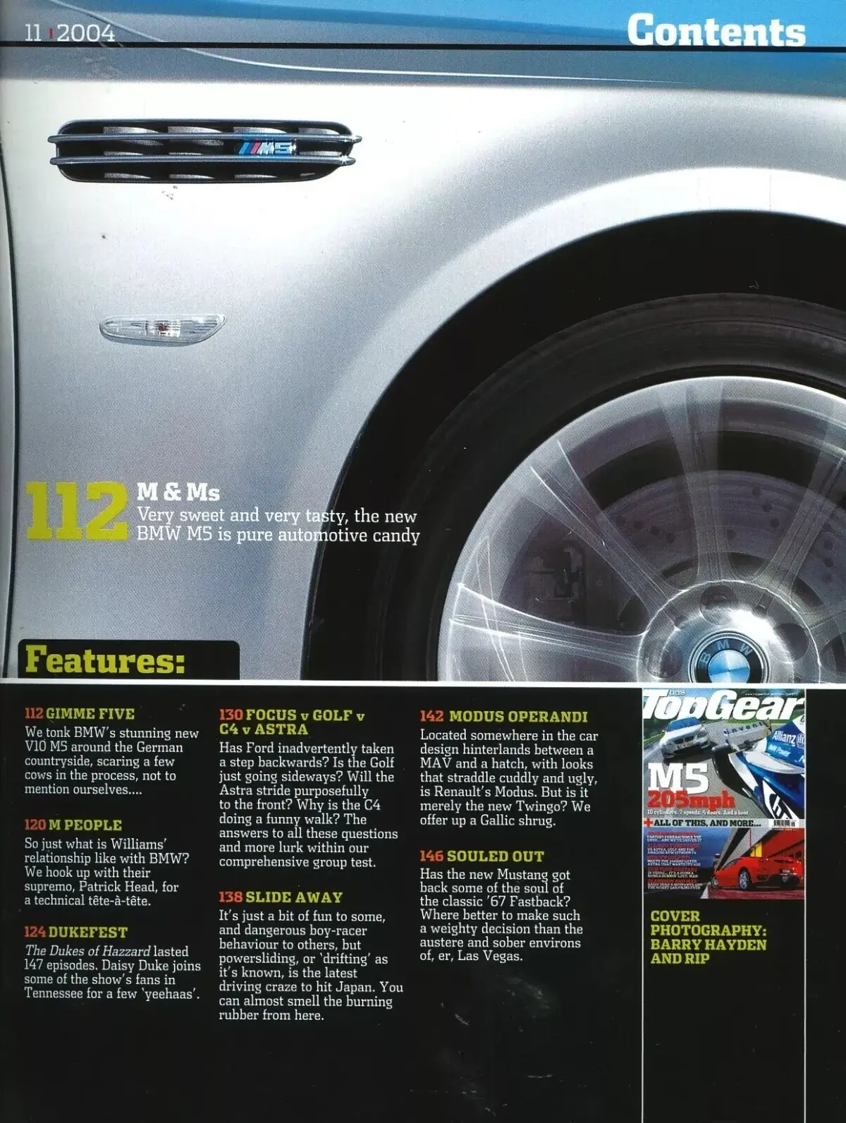 BBC Top Gear Magazine, Issue 134, Ferrari F430, Ford Mustang, Lotus, Nov 2004 - image 2 | Free standard UK delivery included | Discount Quality Products