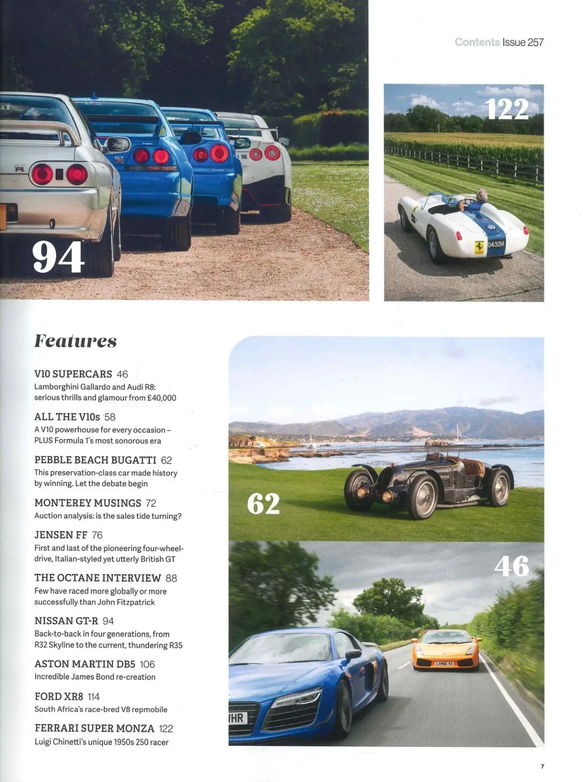 Octane Magazine #257, 35 Years of V10 Supercars, Audi, Lambo, Bugatti, Nov 2024 - image 3 | Free standard UK delivery included | Discount Quality Products