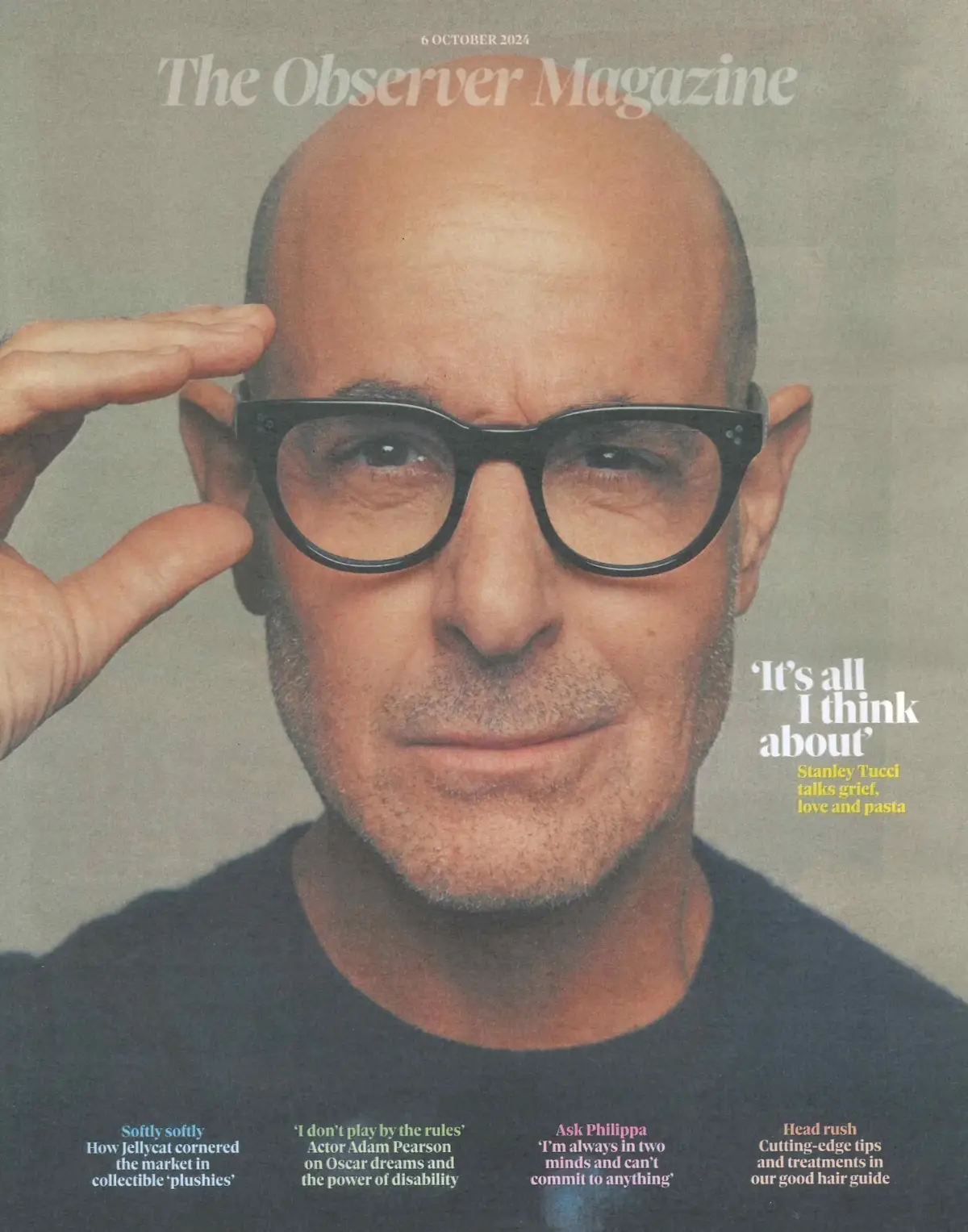 Observer Magazine: Stanley Tucci, Fatima Whitbread, Michel Roux, Fashion 6.10.24