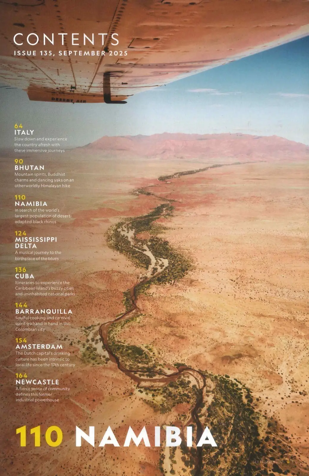 National Geographic Traveller Magazine: Italy, Amsterdam, Namibia, Sept 2025 - image 2 | Free standard UK delivery included | Discount Quality Products