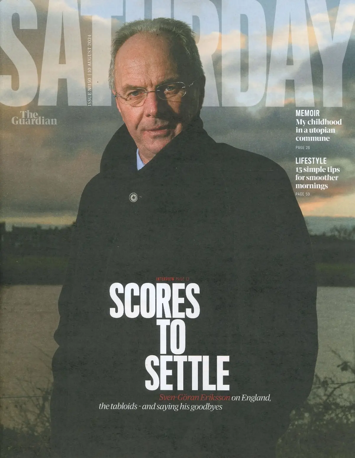 Guardian Saturday Magazine: Eriksson, Michael Flatley, Emily in Paris, 10.8.24
