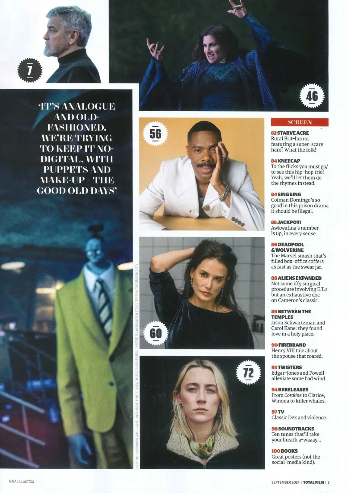 Total Film Magazine: Beetlejuice, Michael Keaton, Agatha All Along, Sept 2024 - image 3 | Free standard UK delivery included | Discount Quality Products