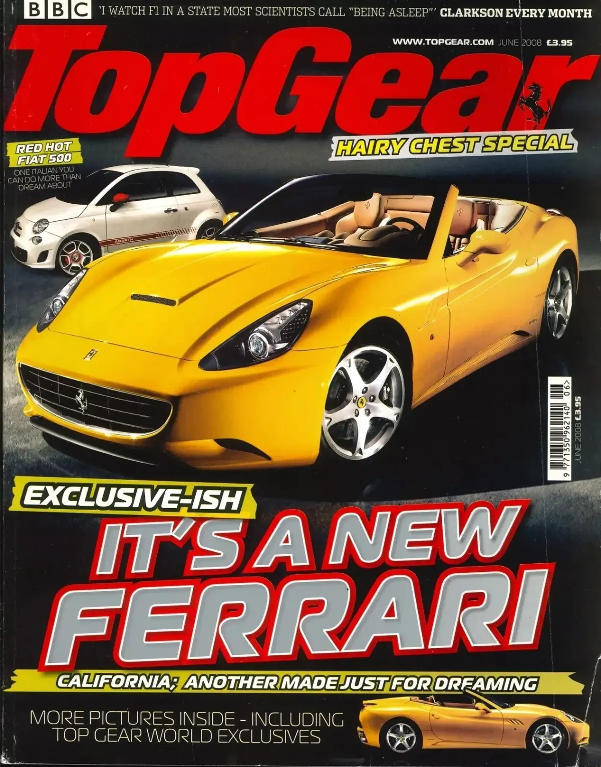 BBC Top Gear Magazine: Issue #179, Ferrari, Audi Q5, BMW M1, Mazda 6, June 2008