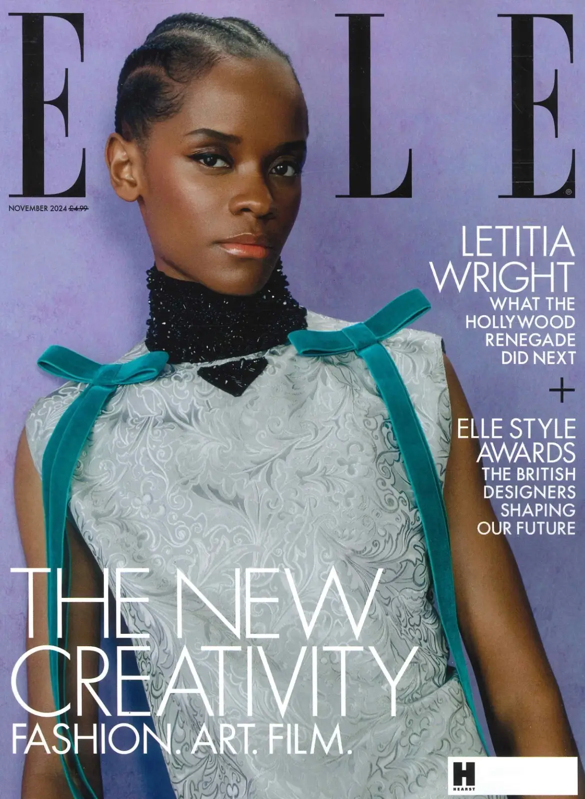 Elle Magazine: Letitia Wright, James Norton, Law Roach, Style Awards, Nov 2024