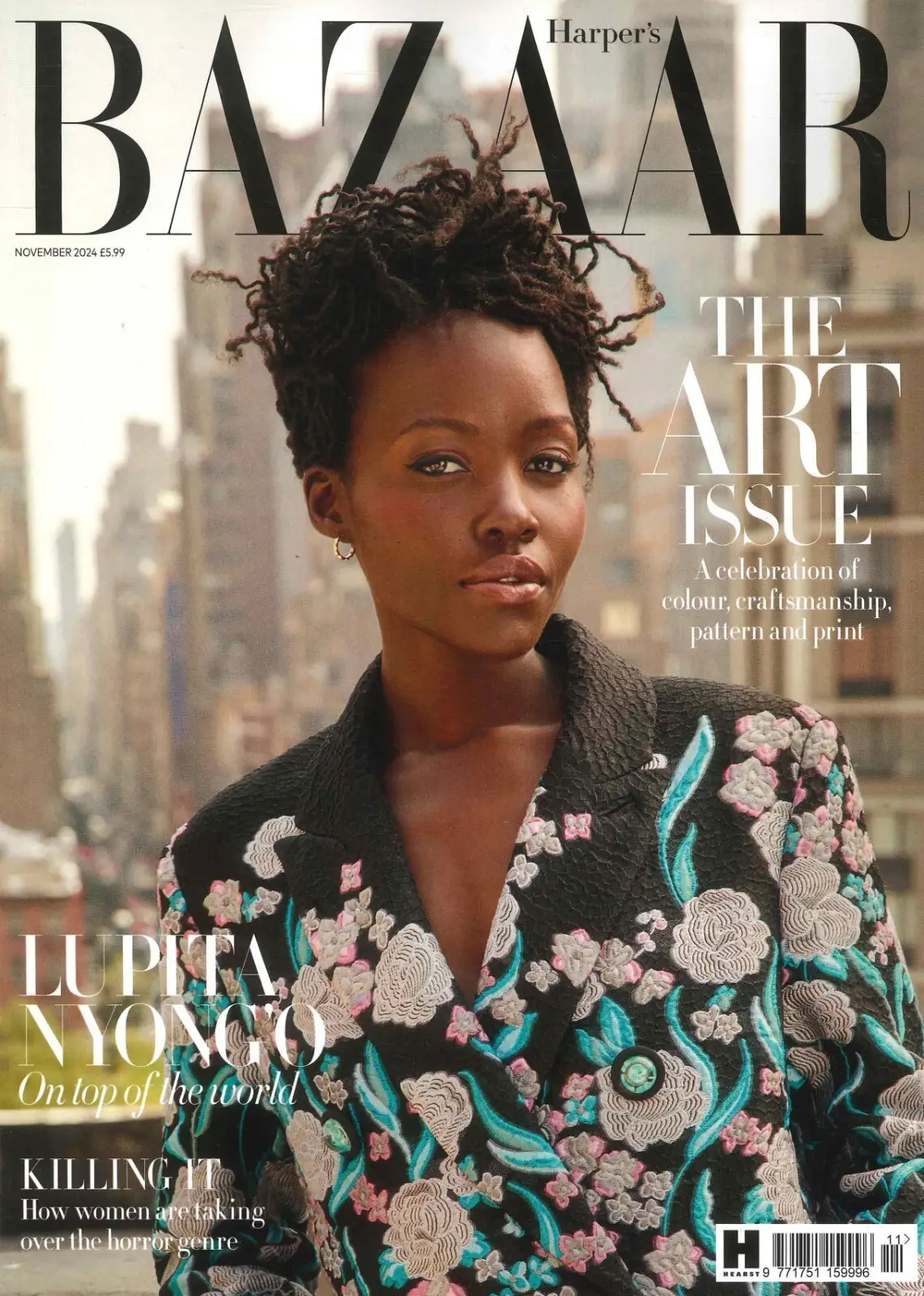 Harper's Bazaar Magazine: Lupita Nyong'o, Harriet Walter, Fashion, Art, Nov 2024