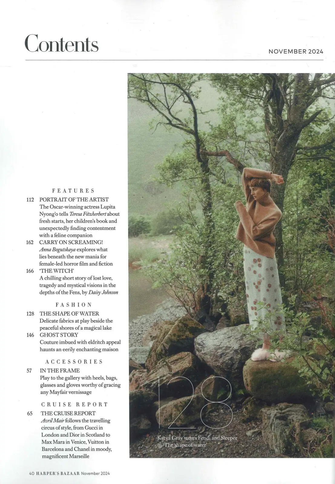 Harper's Bazaar Magazine: Lupita Nyong'o, Harriet Walter, Fashion, Art, Nov 2024 - image 2 | Free standard UK delivery included | Discount Quality Products