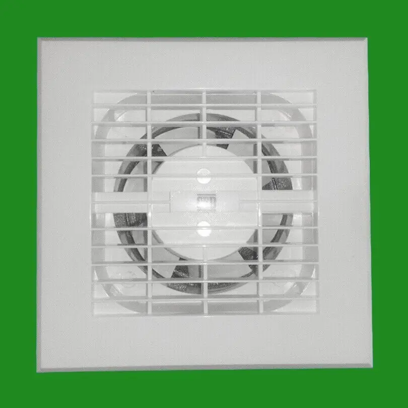 100mm White Extractor Fan Bathroom, Kitchen Air Vent Remove Moisture - image 2 | Free standard UK delivery included | Discount Quality Products