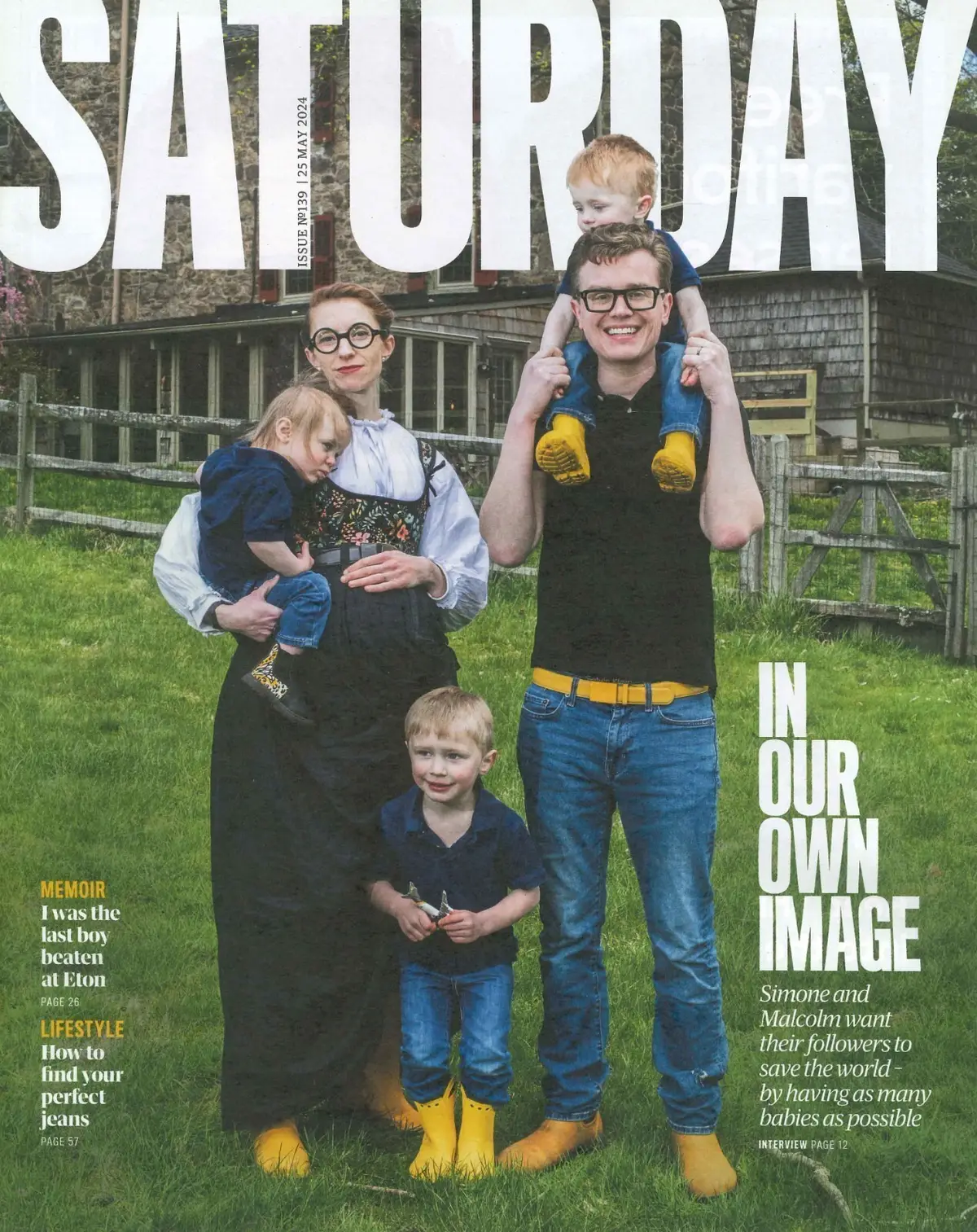 Guardian Saturday Magazine: Eleanor Tomlinson, Penelope Tree, Fashion 25.5.24