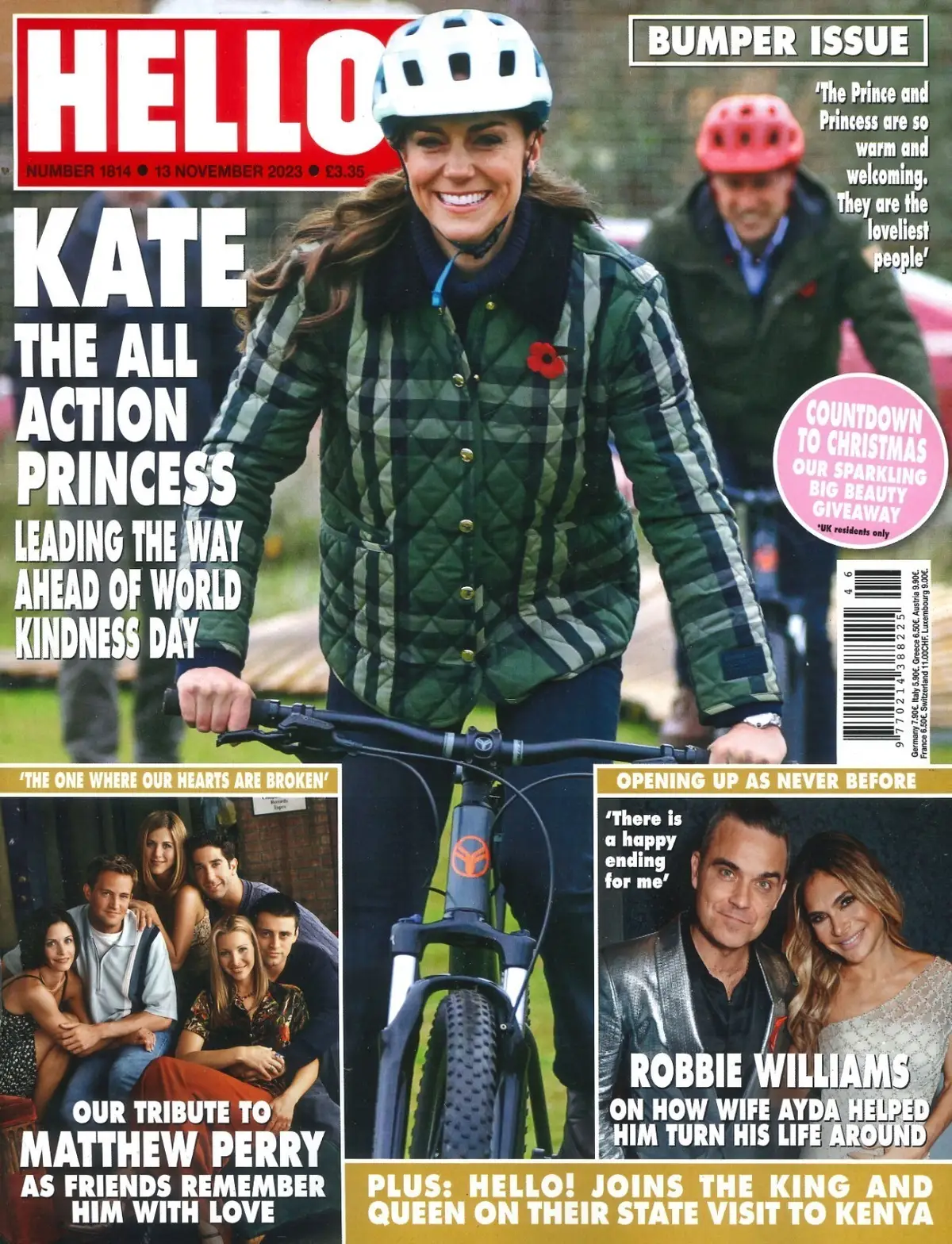 HELLO! Magazine: Princess Kate, Prince William, King Charles, Camilla, 13.11.23