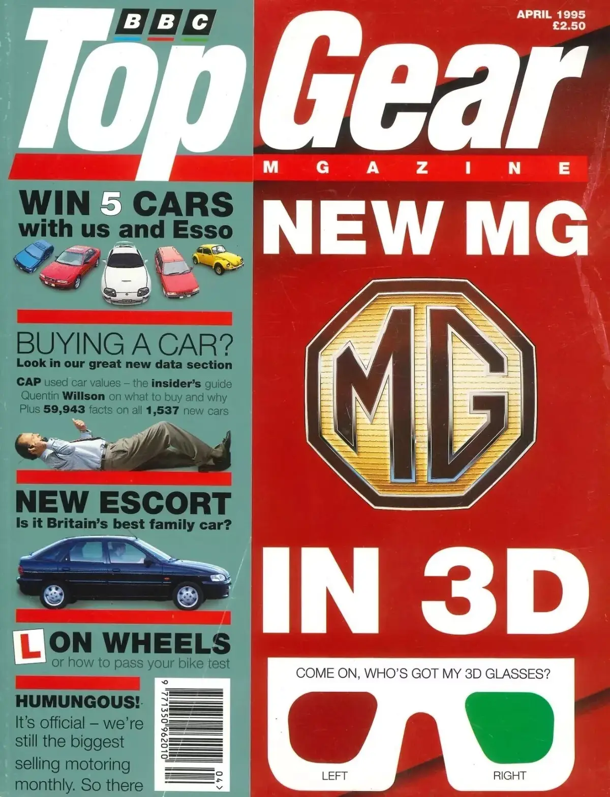 BBC Top Gear Magazine: Issue #19, MG, Ford Escort, Audi A4, Jaguar, April 1995