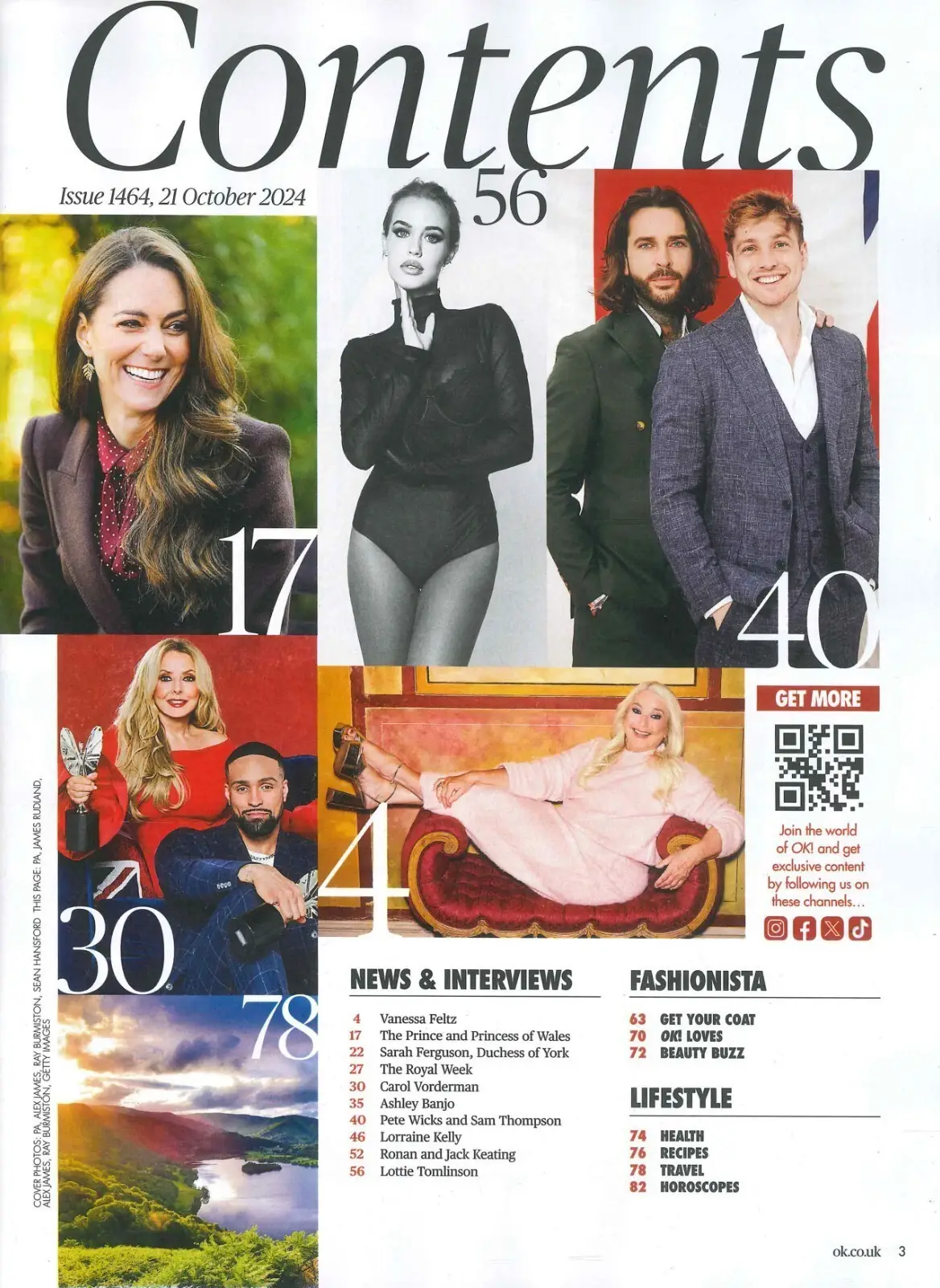 OK! Magazine Princess Kate, Prince William, Duchess Sarah, Ashley Banjo 21.10.24 - image 2 | Free standard UK delivery included | Discount Quality Products