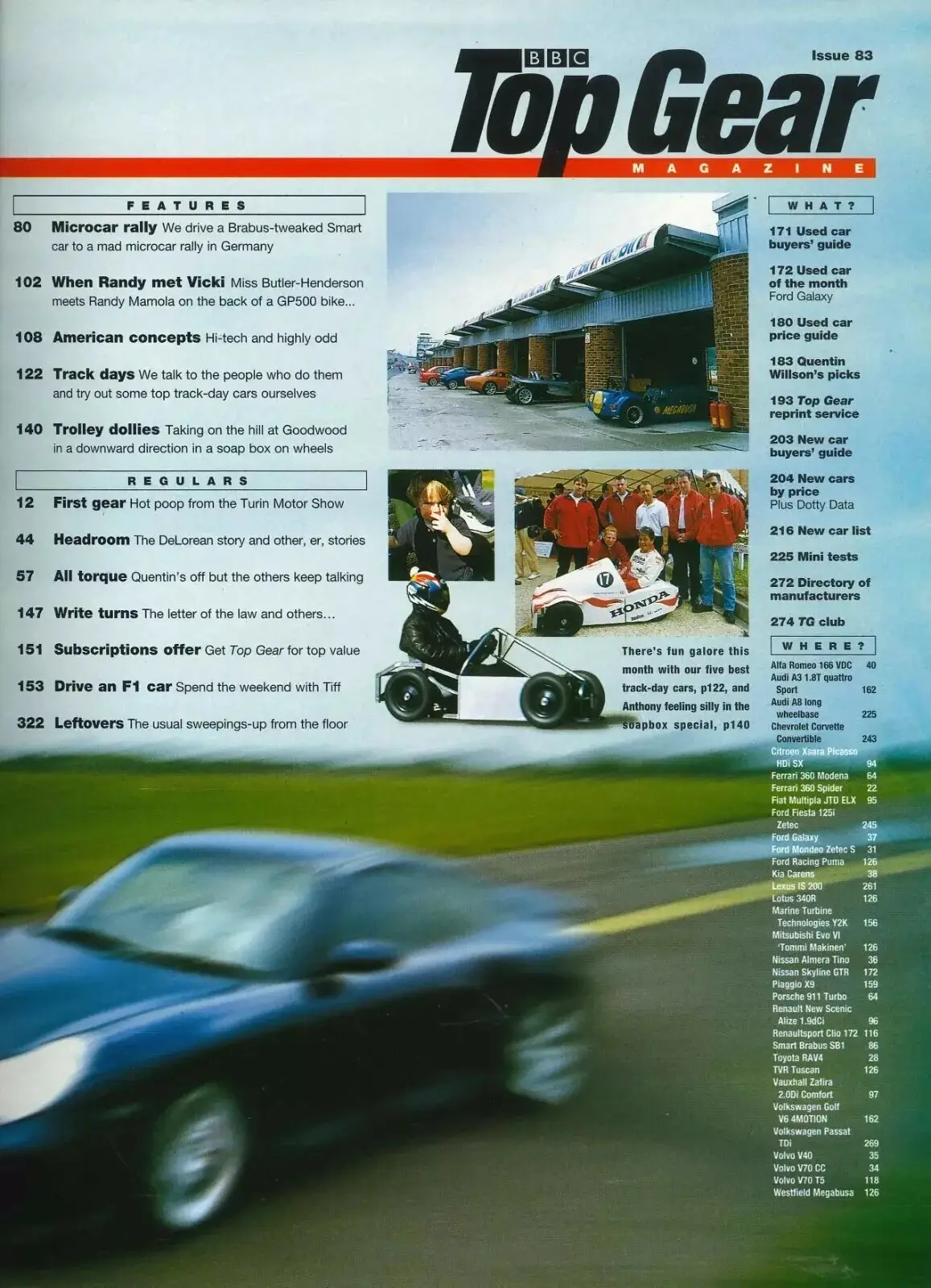 BBC Top Gear Magazine Issue #83, Porsche 911 Turbo, Ferrari 360, Lotus, Aug 2000 - image 3 | Free standard UK delivery included | Discount Quality Products