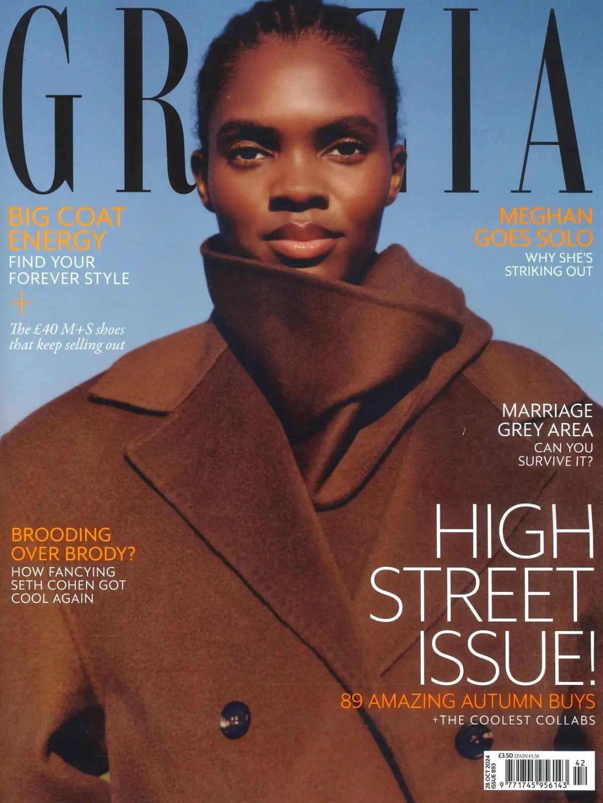 Grazia Magazine: Meghan Markle, Kamala Harris, Britney Spears, Style, 28.10.24