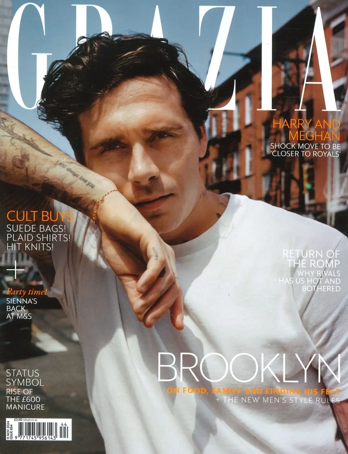 Grazia Magazine: Brooklyn Beckham, Harry &amp; Meghan, Liam Payne's Death, 11.11.24