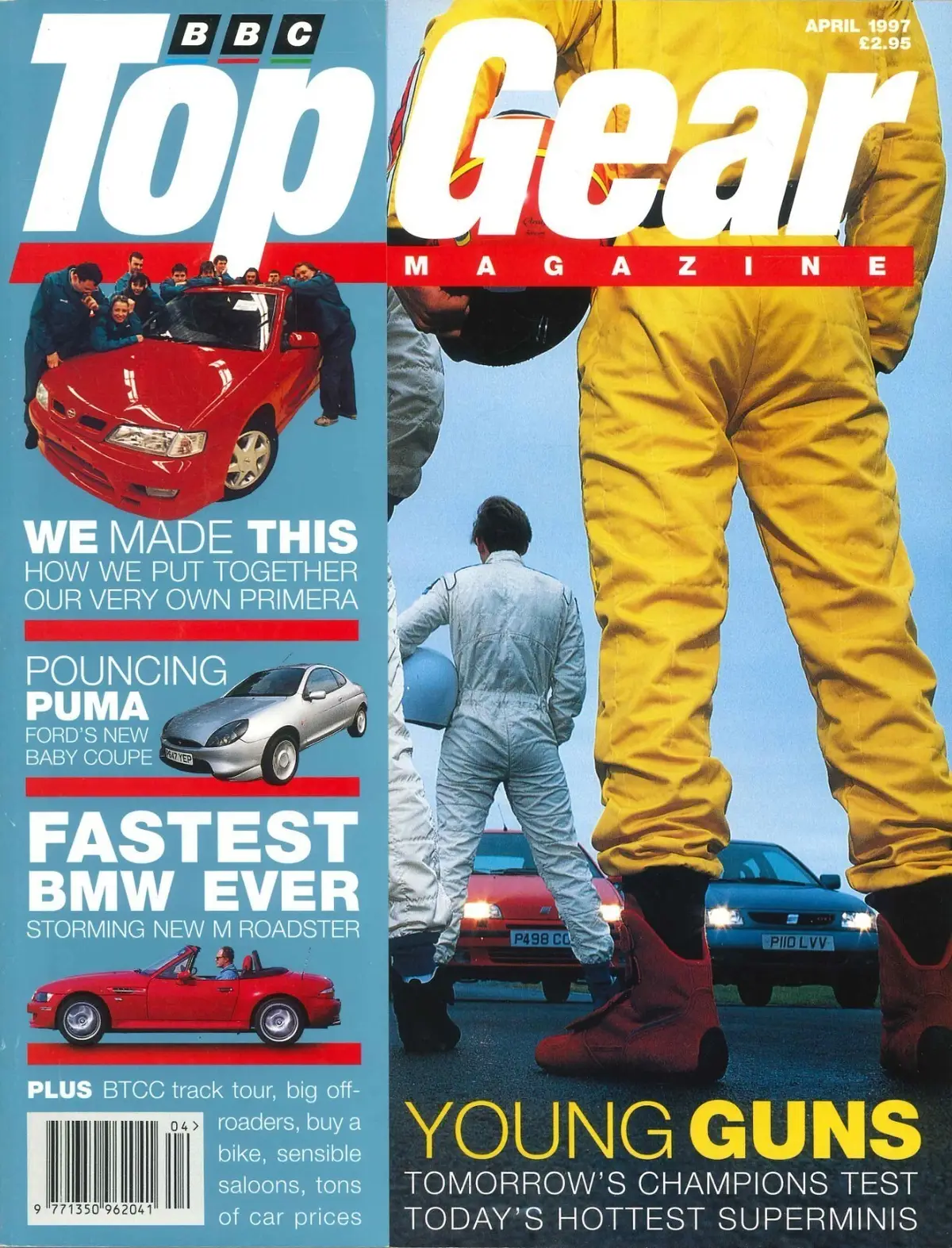 BBC Top Gear Magazine: Issue #43, Nissan Primera, Ford Puma, BMW, April 1997
