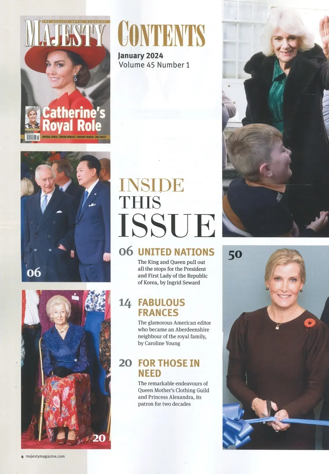 Majesty Magazine: Princess Kate, King Charles, Queen Camilla, Royalty, Jan 2024 - image 2 | Free standard UK delivery included | Discount Quality Products