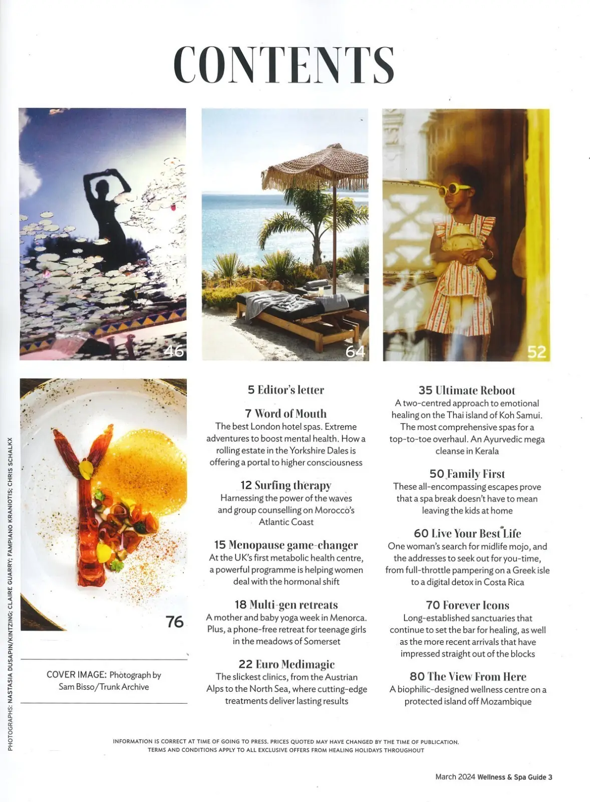 Conde Nast Traveller Magazine: Wellness & Spa Guide, Holiday, Therapy, 2024 - image 2 | Free standard UK delivery included | Discount Quality Products