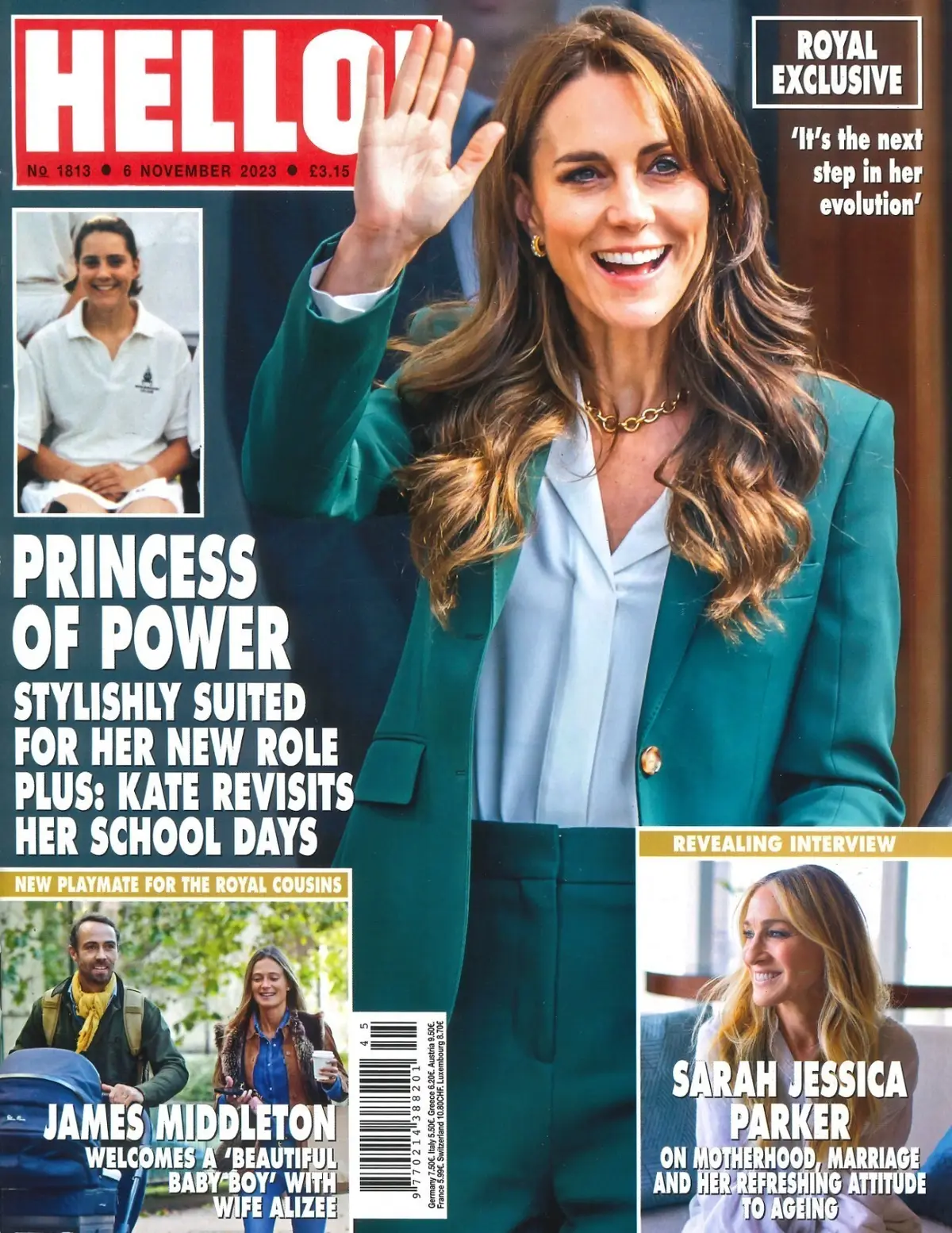 HELLO! Magazine Princess Kate, Sarah Jessica Parker, King Charles, Queen 6.11.23