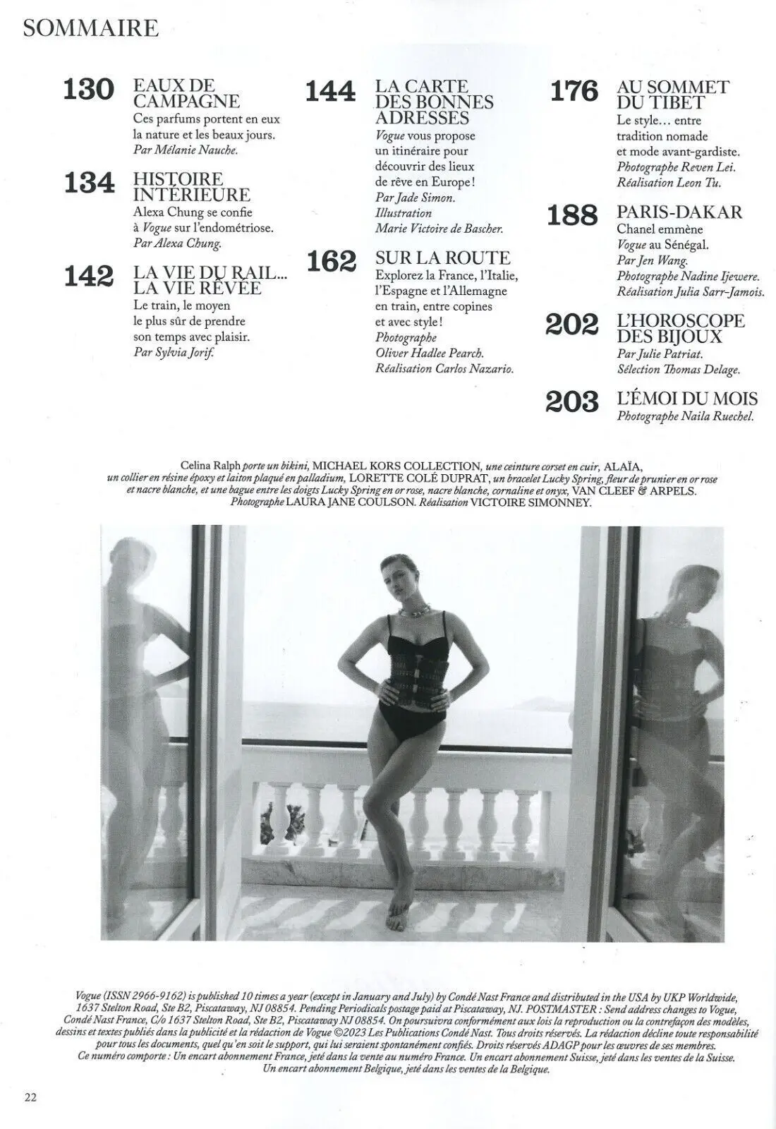 Vogue France Magazine, French Language, Vittoria Ceretti, Alexa.C June/July 2023 - image 3 | Free standard UK delivery included | Discount Quality Products