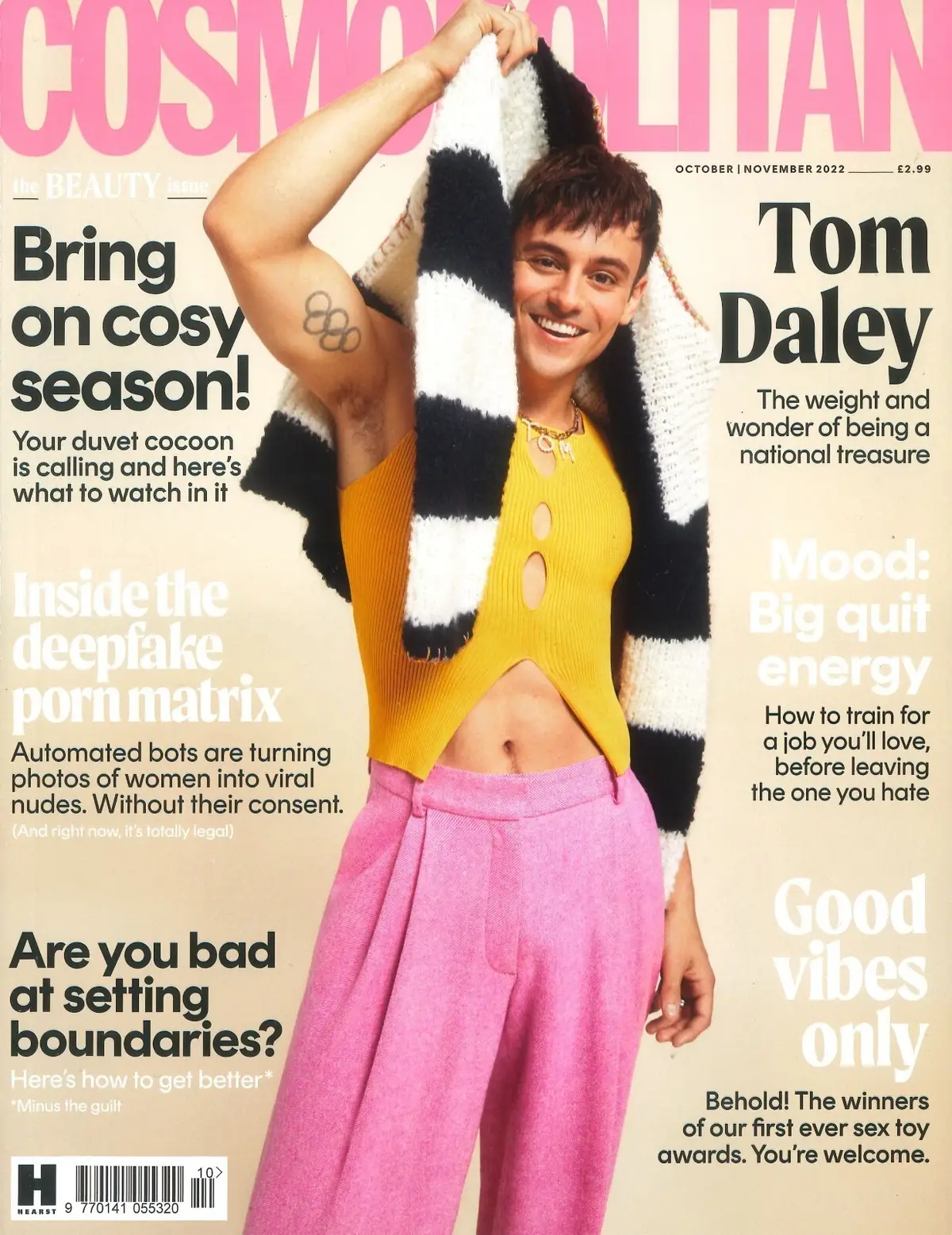 Cosmopolitan Magazine, Tom Daley, Hocus Pocus 2, Jake Picking, November 2022