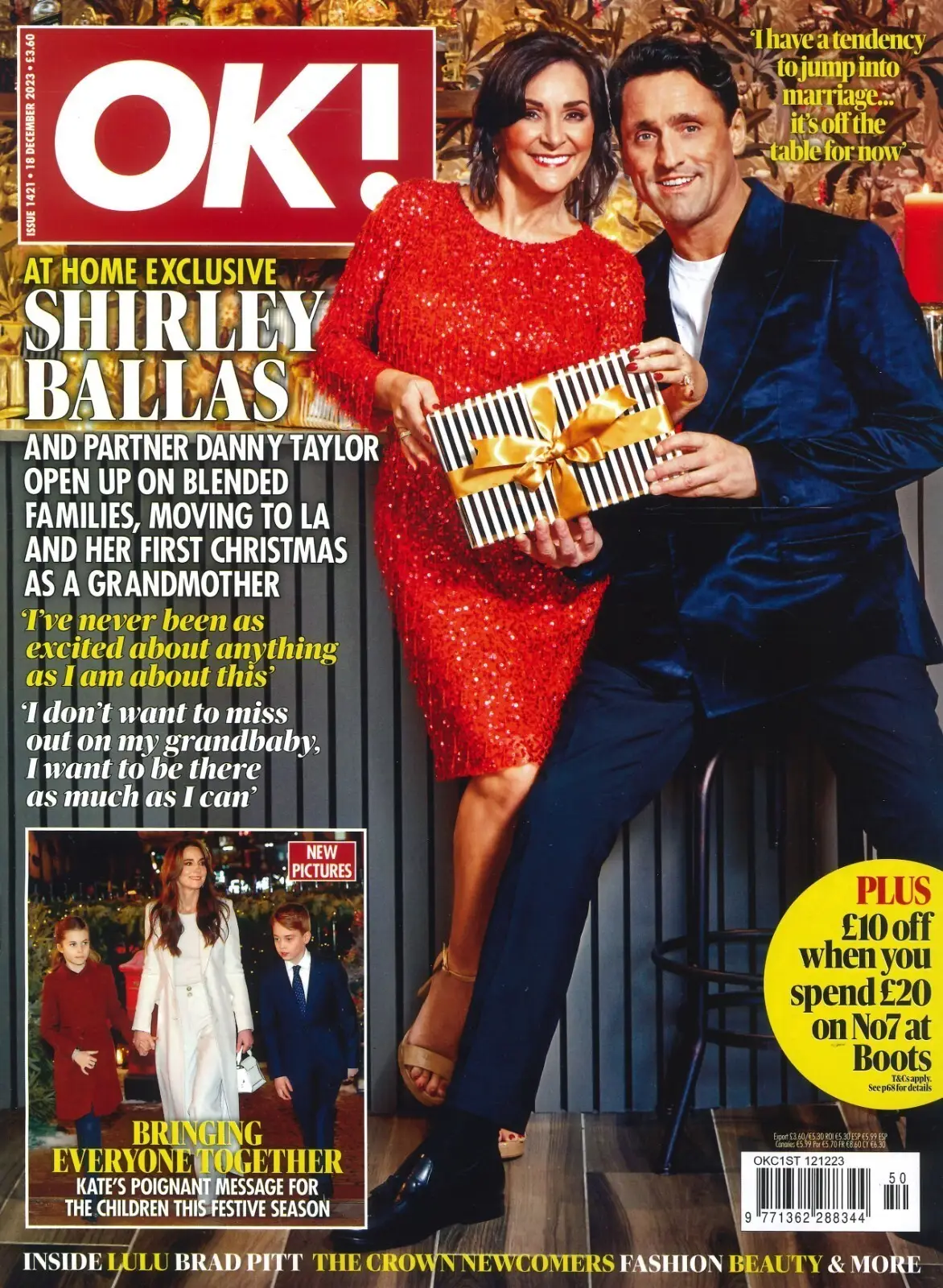 OK! Magazine: Princess Kate, Shirley Ballas, Brad Pitt, Alesha Dixon, 18.12.23