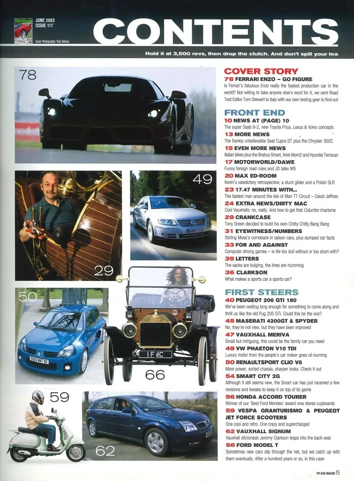BBC Top Gear Magazine: Issue #117, Ferrari Enzo, Maserati, Porsche, June 2003 - image 2 | Free standard UK delivery included | Discount Quality Products