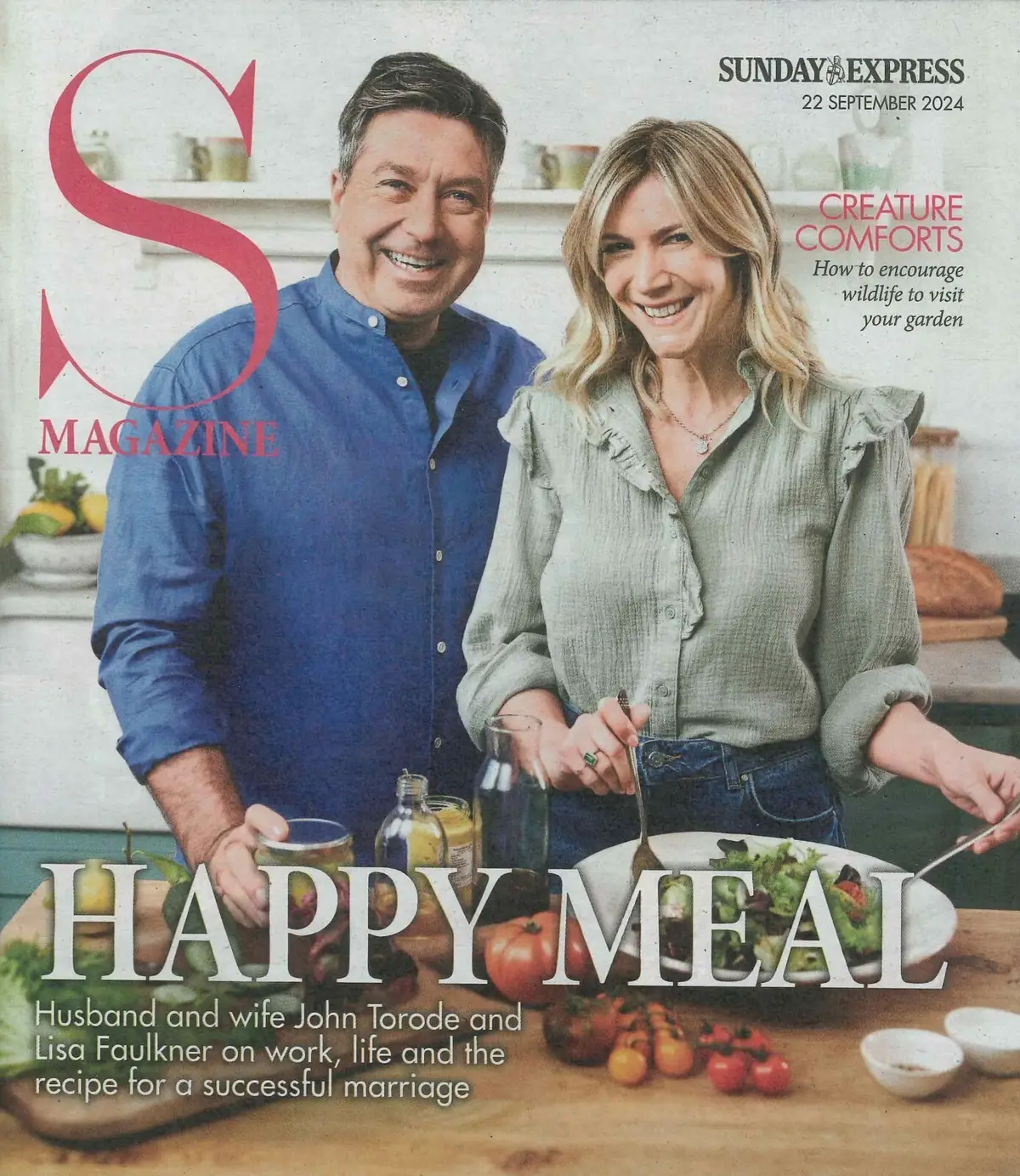 Sunday Express Magazine: John Torode, Lisa Faulkner, Mindy Hammond, 22.9.24
