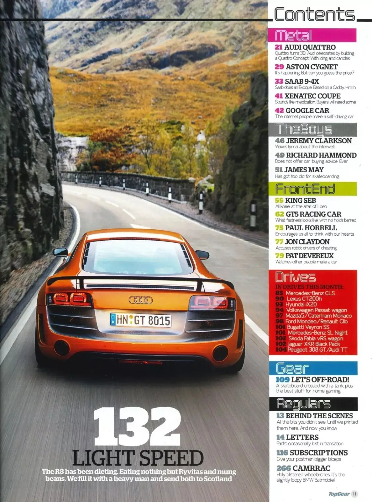 BBC Top Gear Magazine: Issue #211, Pagani Zonda R, Audi R8, Porsche, Dec 2010 - image 3 | Free standard UK delivery included | Discount Quality Products