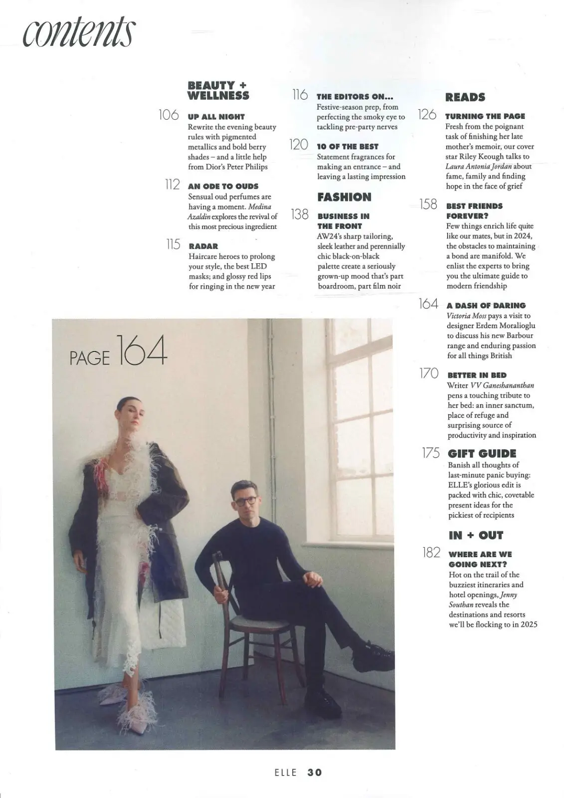 Elle Magazine Riley Keough, Daisy Edgar-Jones, François Nars, Style Dec/Jan 2025 - image 3 | Free standard UK delivery included | Discount Quality Products
