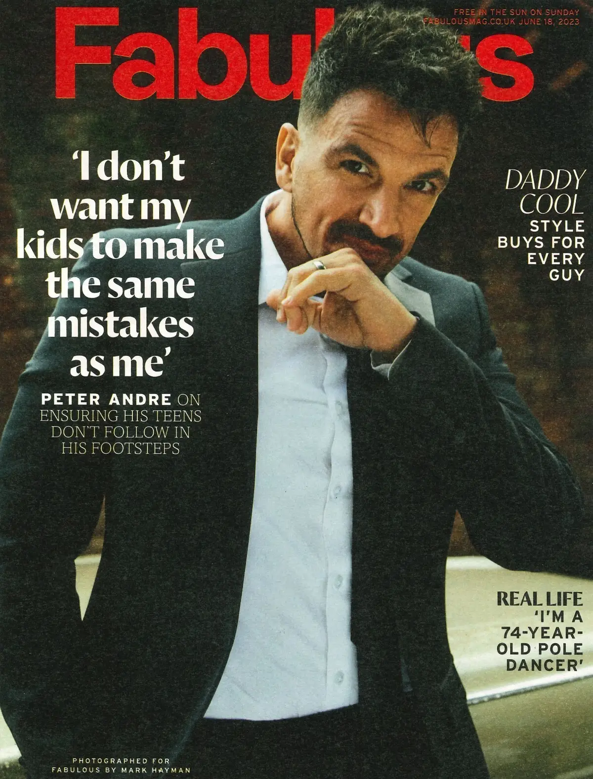 Fabulous Magazine, Peter Andre, Vicky Pattison, Spencer Matthews, Style, 18.6.23