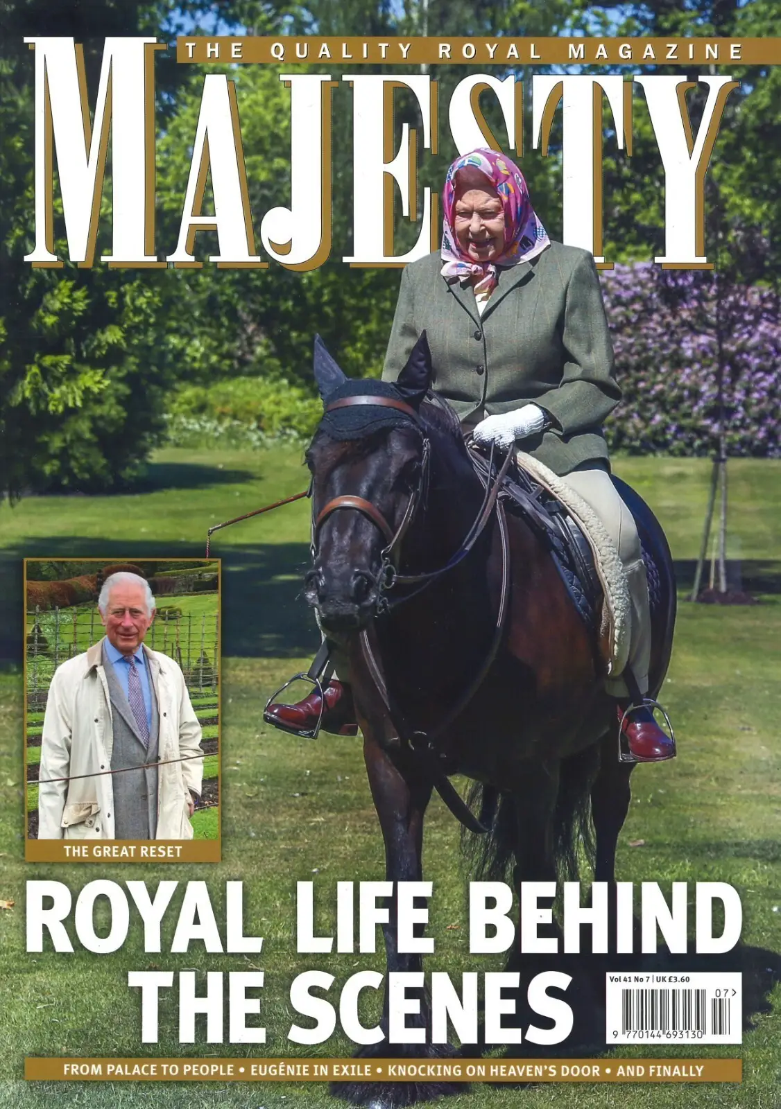 Majesty Magazine, Queen Elizabeth, Charles, VE-Day, Nelson Mandela, July 2020