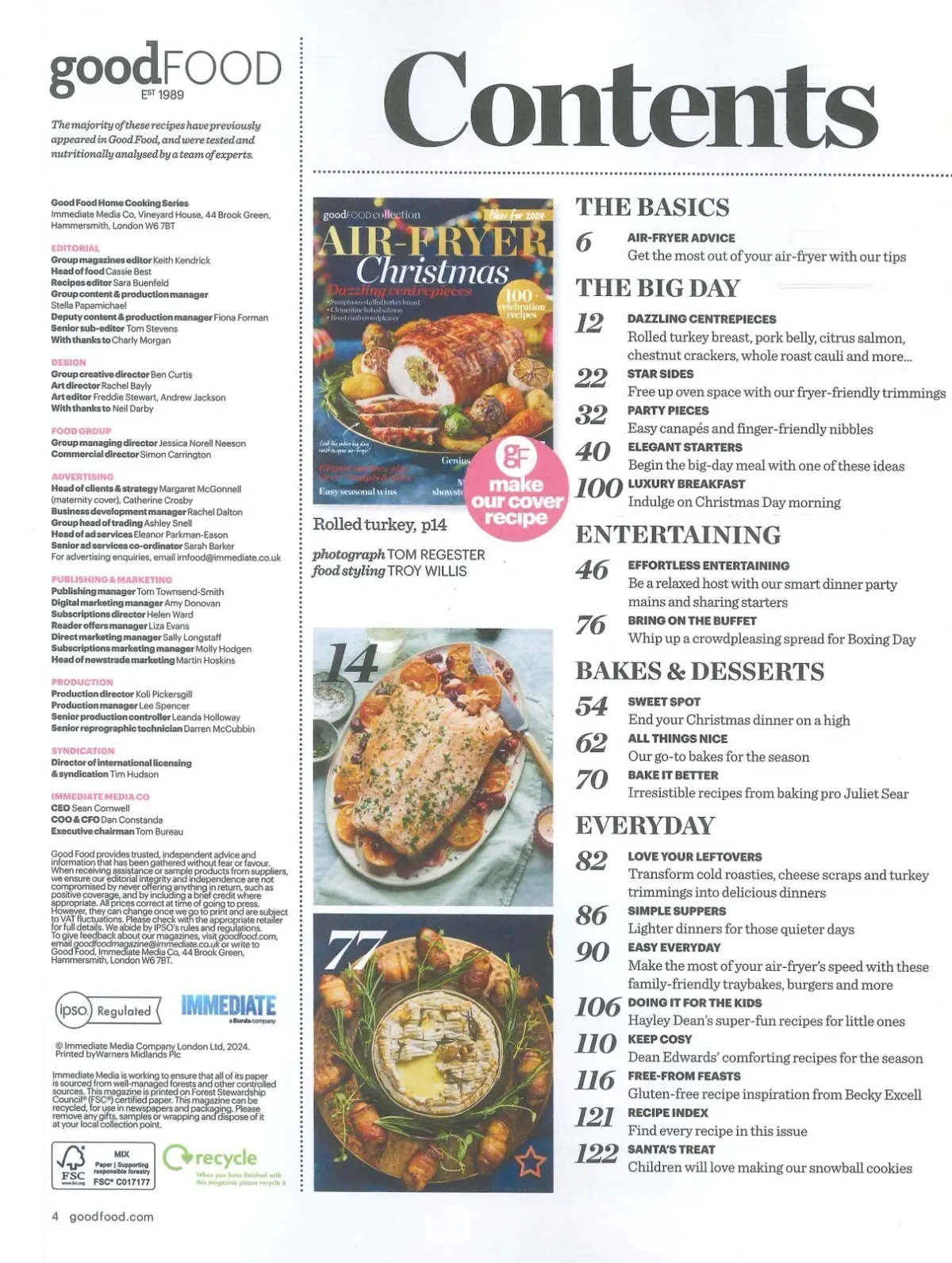 Good Food Collection Magazine Air-Fryer Christmas, 100+ Recipes, Meal Planner - image 2 | Free standard UK delivery included | Discount Quality Products