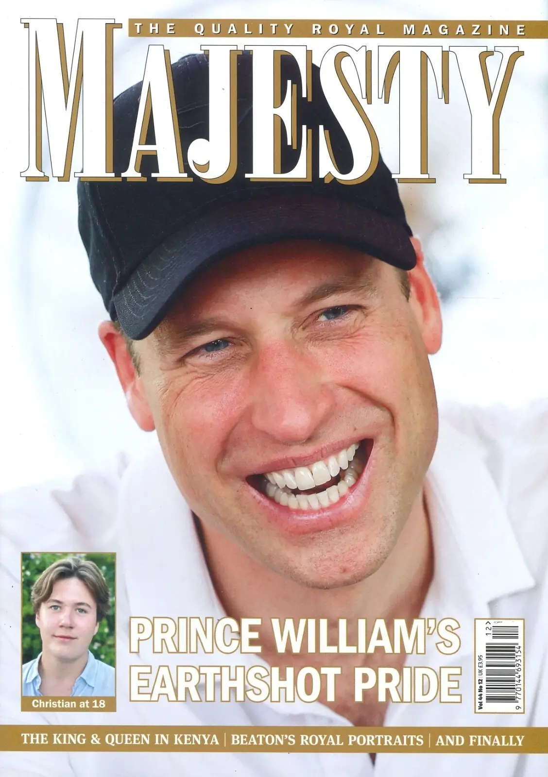 Majesty Magazine: Prince William, Queen Elizabeth II, King Charles, Dec 2023