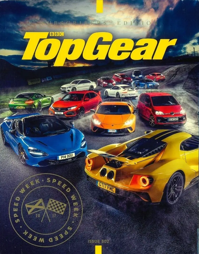 BBC Top Gear Magazine: Issue #302, Porsche 911 GT2, BMW X3, Audi A8, Dec 2017