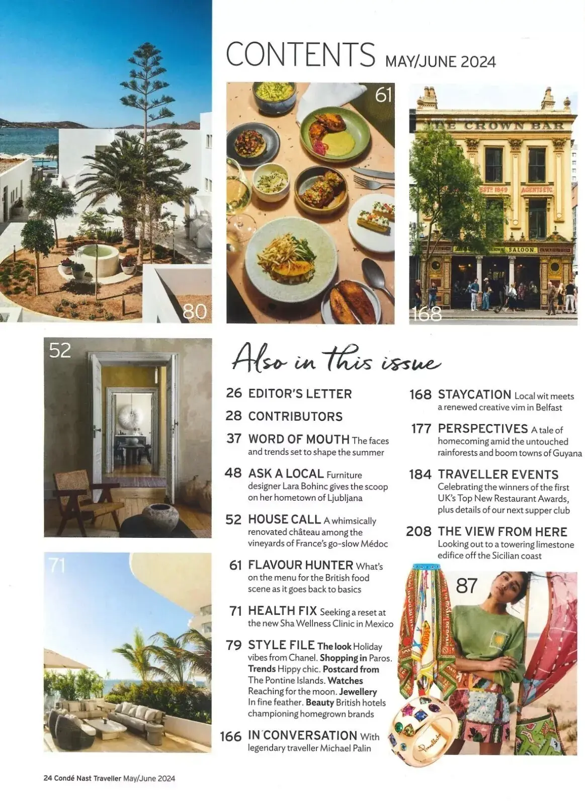 Conde Nast Traveller Magazine: Hotel Hot List, Mongolia, Turkey, May/June 2024 - image 3 | Free standard UK delivery included | Discount Quality Products
